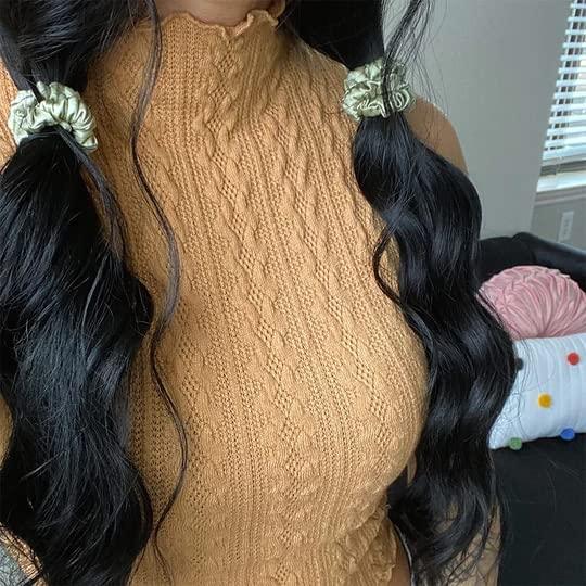 CROWN AFFAIR CROWN AFFAIR - The Scrunchie No. 001 - A 3-Pack of Small, 100% Silk Scrunchies for Everyday Protection—and Fun