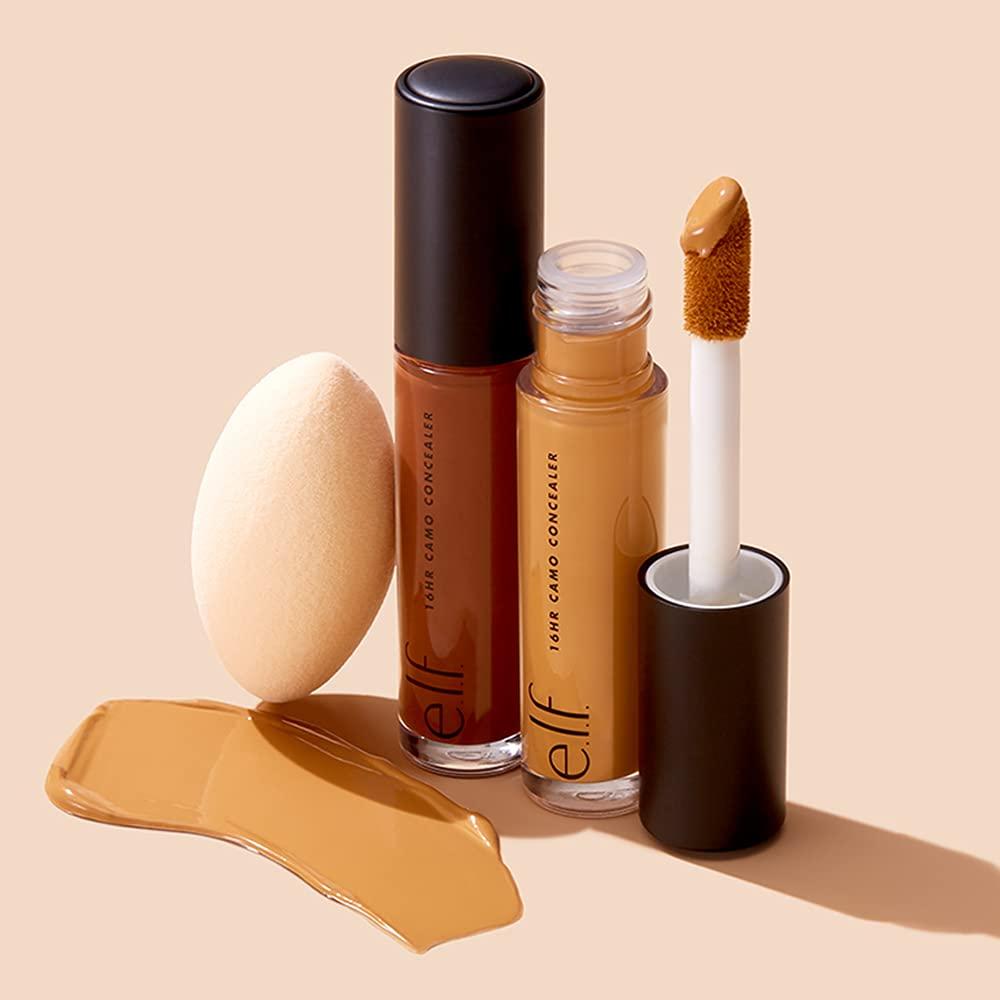 e.l.f. e.l.f. 16HR Camo Concealer, Full-Coverage, Highly-Pigmented Face Concealer With A Matte Finish, Crease-proof, Vegan & Cruelty-Free, Tan Neutral