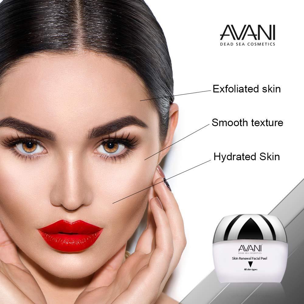 Avani AVANI Dead Sea Facial Peel and Mineral Body Scrub - Anti-Aging, Exfoliating for All Skin Types