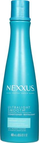 Nexxus Nexxus Ultralight Smooth Conditioner Weightless for Dry and Frizzy Hair Smooth Hair Treatment to Block Out Frizz Against Humidity 13.5 oz