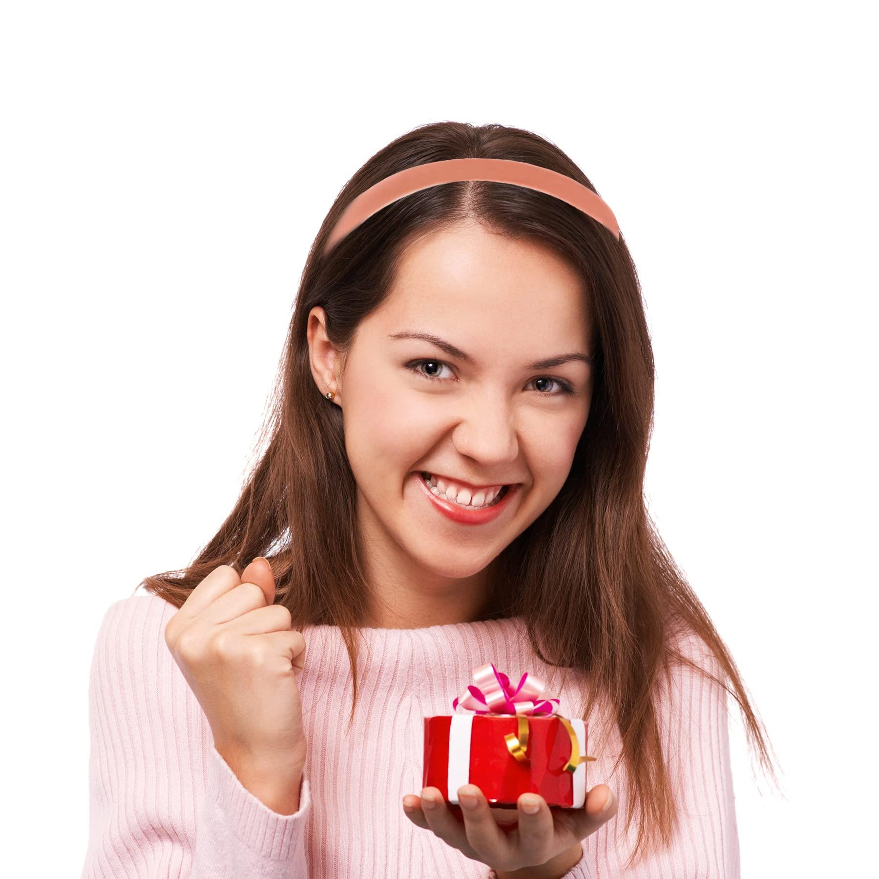 Duufin Duufin 12 Pieces Variety Plastic Hair Headbands with Non-Slip Teeth Combs for Girls and Women, 12 Colors