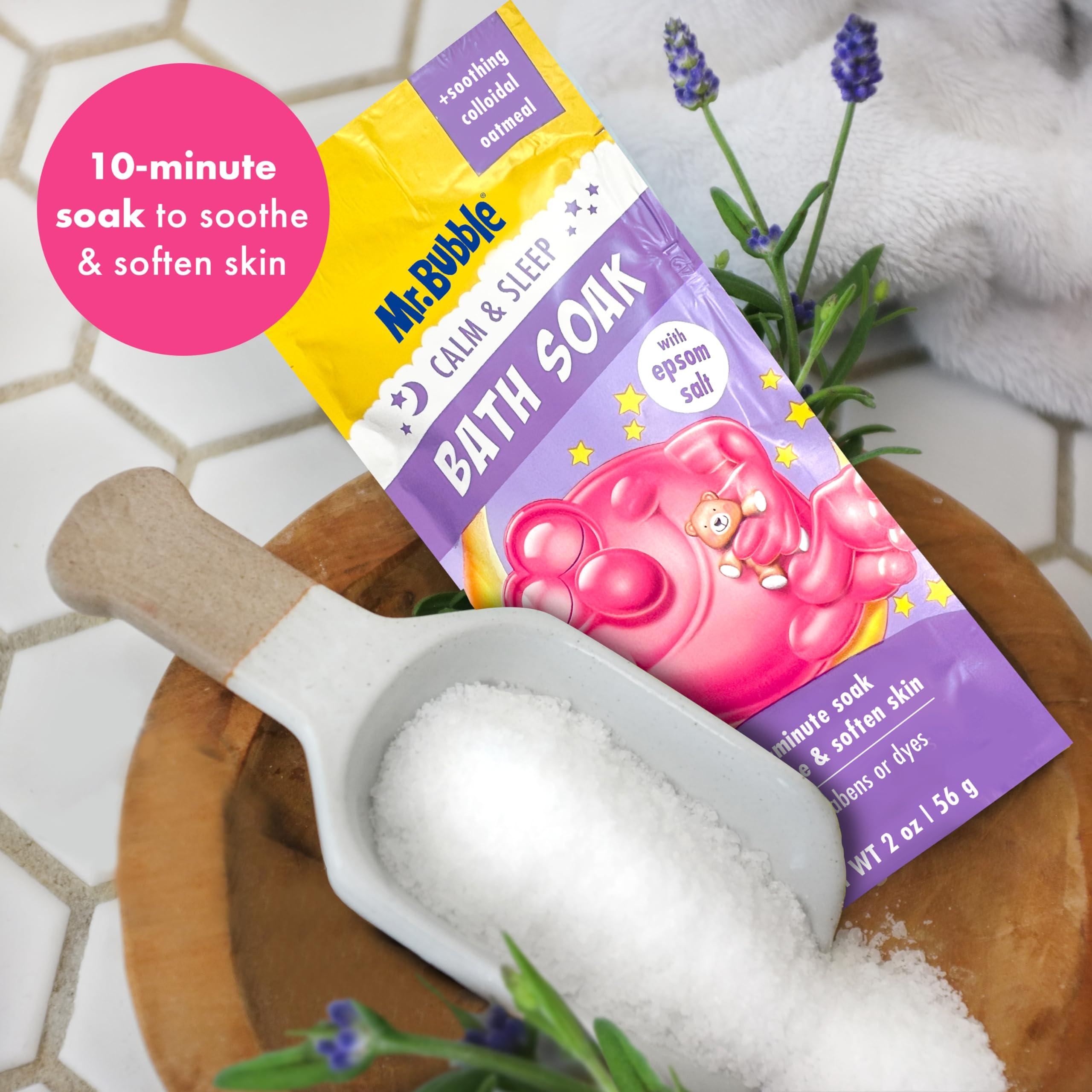 Mr. Bubble Mr. Bubble Calm & Sleep Bath Soak with Epsom Salt, 2 oz., Pack of 12