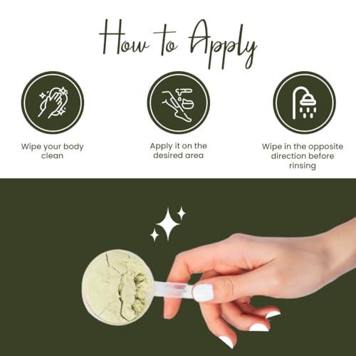 Generic Always Painless Herbal Body Wax Powder for Instant Hair removal, Easy to use at home-Green Apple Flavour- Quality tested- 100g
