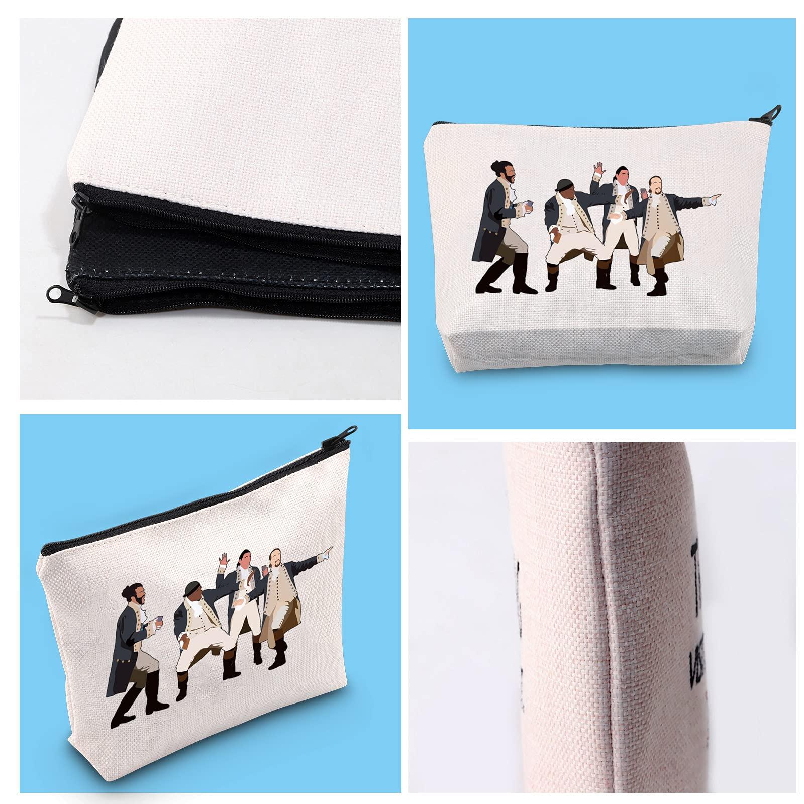 GJTIM GJTIM Hamlton Gift Broadway Musical Theatre Makeup Bag Accessory Zipper Pouch for Fans (Hamilton Musical Makeup)