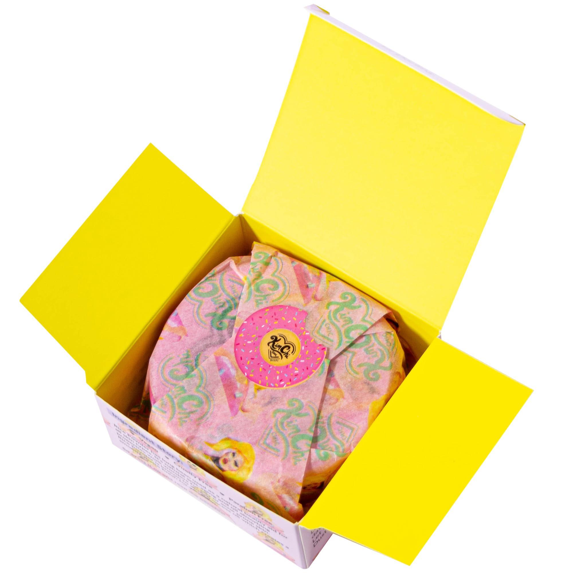 Kimchi Chic Kimchi Chic Beauty Puff Puff Pass Set and Bake Powder, Loose Face Powder with Extra Fluffy Setting Powder Puff, Soft Brown Face Makeup for Uneven Skin Tone, 08 Chocolate