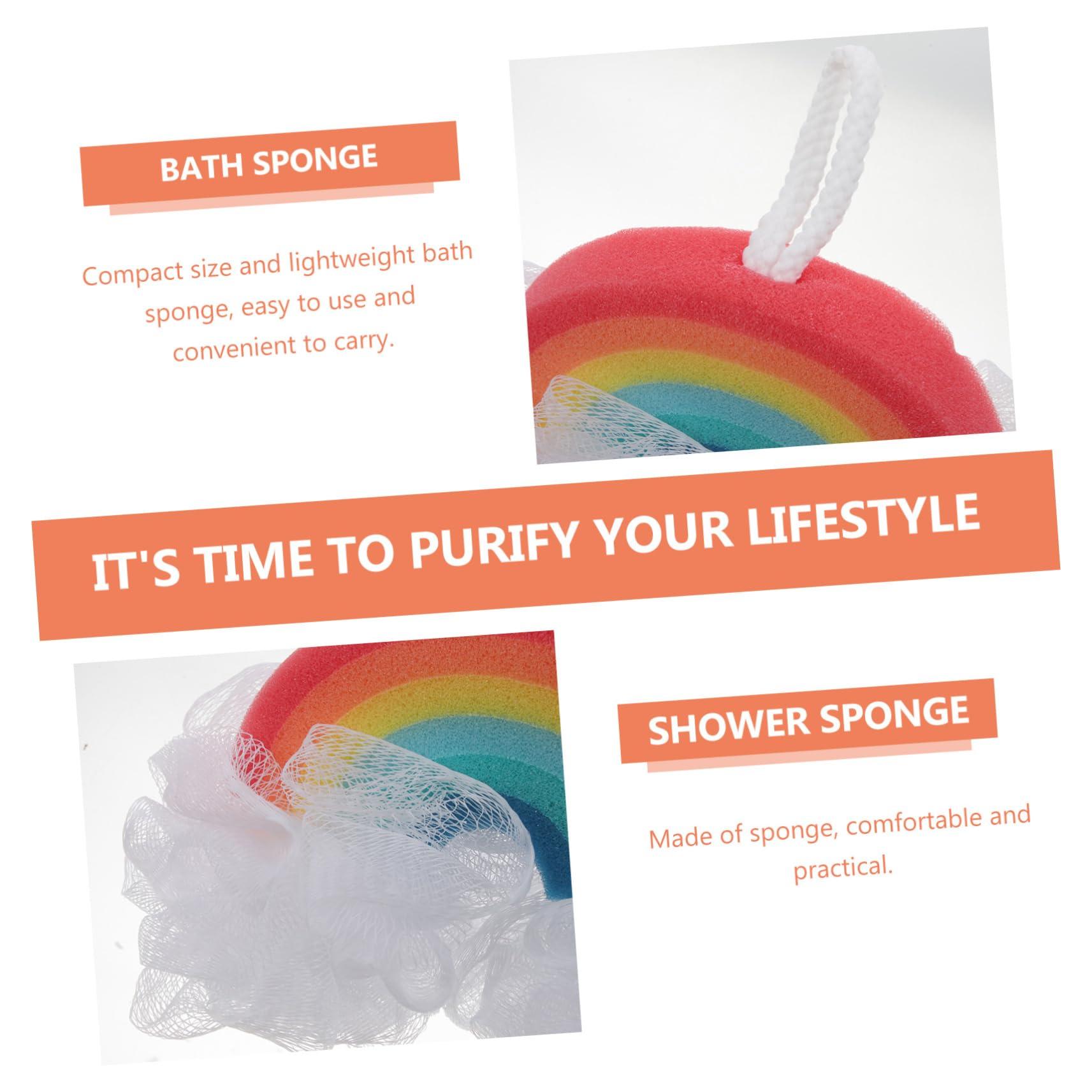 BELLIFFY BELLIFFY Girls Bath Sponge Bath Sponges Girls Girls\' Shower Sponge Kids Bath Sponge Gentle Exfoliating and Comfortable Sponge Set