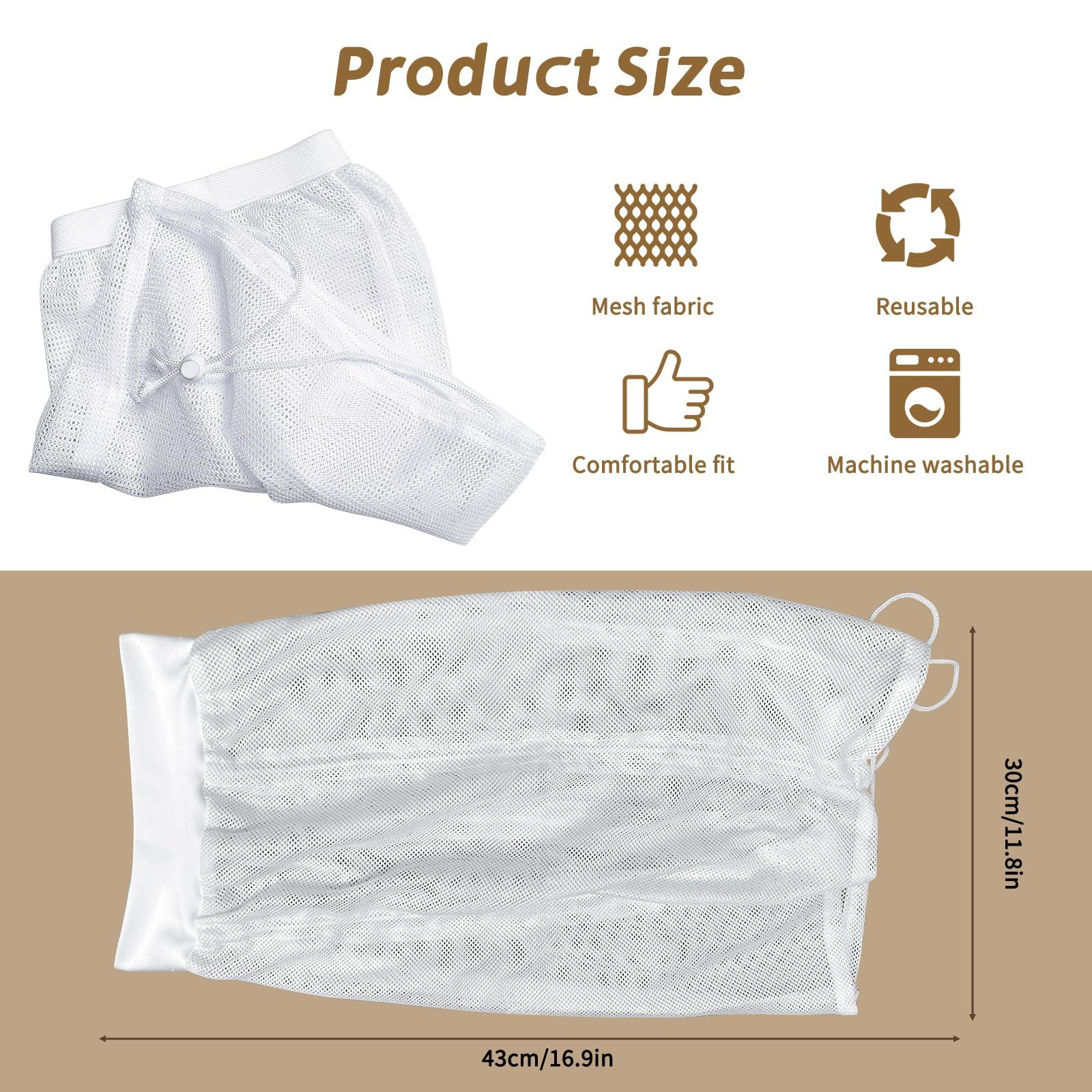 Melivs Net Plopping Cap for Drying Curly Hair, Upgraded Net Plopping Cap for Drying Hair Plopping Net with Adjustable Strap Reusable Diffuser Cap for Curly Hair Net Plopping Satin Diffuser Cap, White