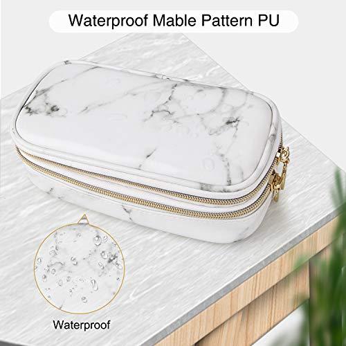 MONSTINA MONSTINA Makeup Bag for Women,Pouch Bag,Makeup Brush Bags Travel Kit Organizer Cosmetic Bag (cwhite)