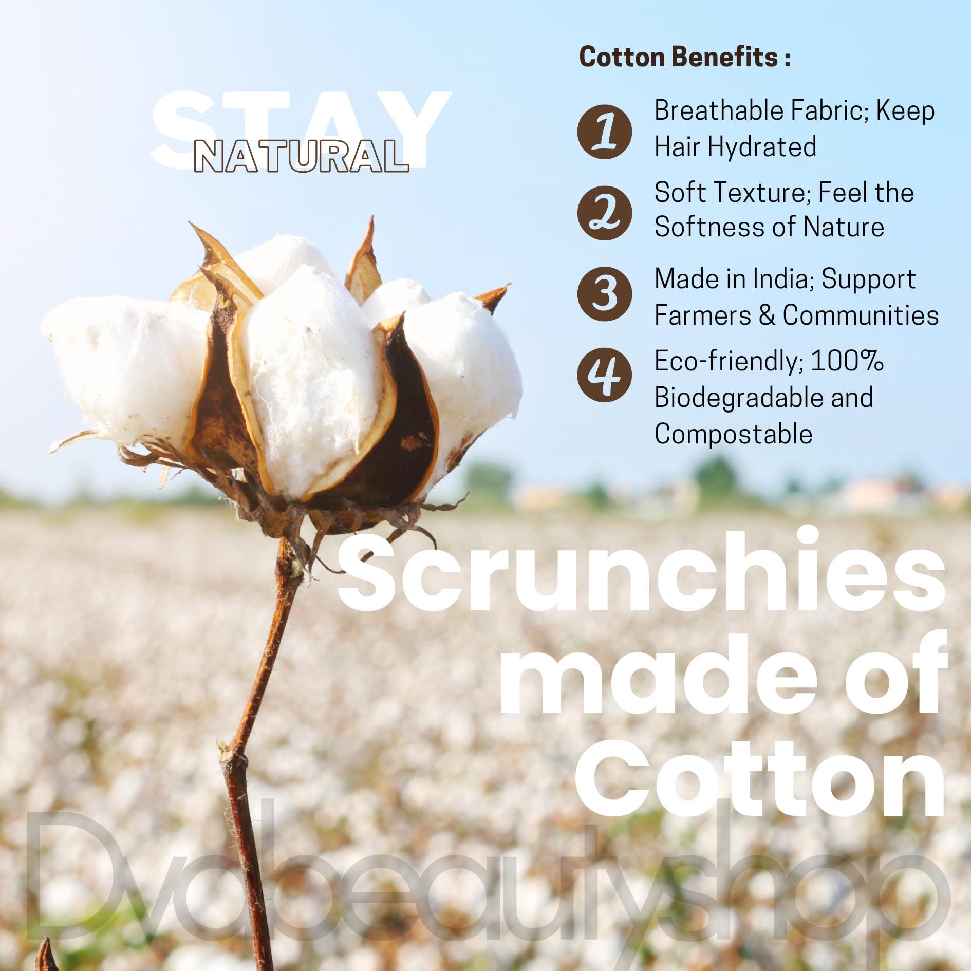 Dvabeautyshop Dvabeautyshop premium gift scrunchies for girl, women hairband, unique texture (Belle), 4 Count (Pack of 1)