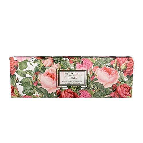 HOPIFICIO Hopificio  Gift Set, Finest Milled All Natural Soap  Firenze Roses 3 x 4.58 oz