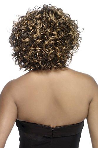 Vivica Vivica Oprah-2 Wig Color FS1B/33 Fox Wigs 6.5" Length Loose Mixed Spural Curls Synthetic Fiber Side Skin Part Pure Stretch Cap African American Black Womens Bundle MaxWigs Hairloss Booklet