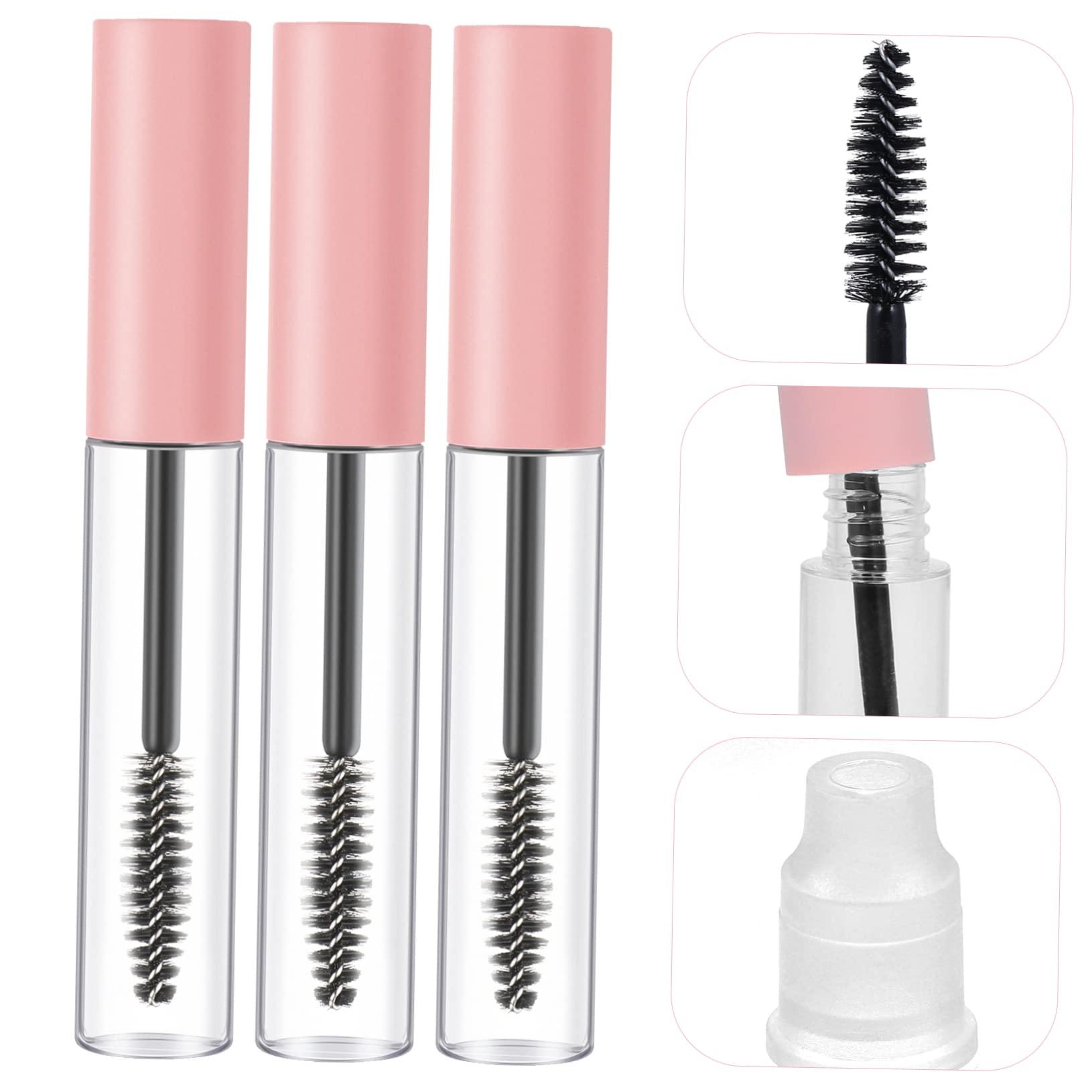 FOMIYES FOMIYES 10pcs Mascara Empty Tube Mascara Volume Mascara Tubes Empty Mascara Tube Clear Empty Eyelashes Mascara Tube Empty Eyelash Mascara Tube Refillable Empty Mascara Palette Plastic Pink