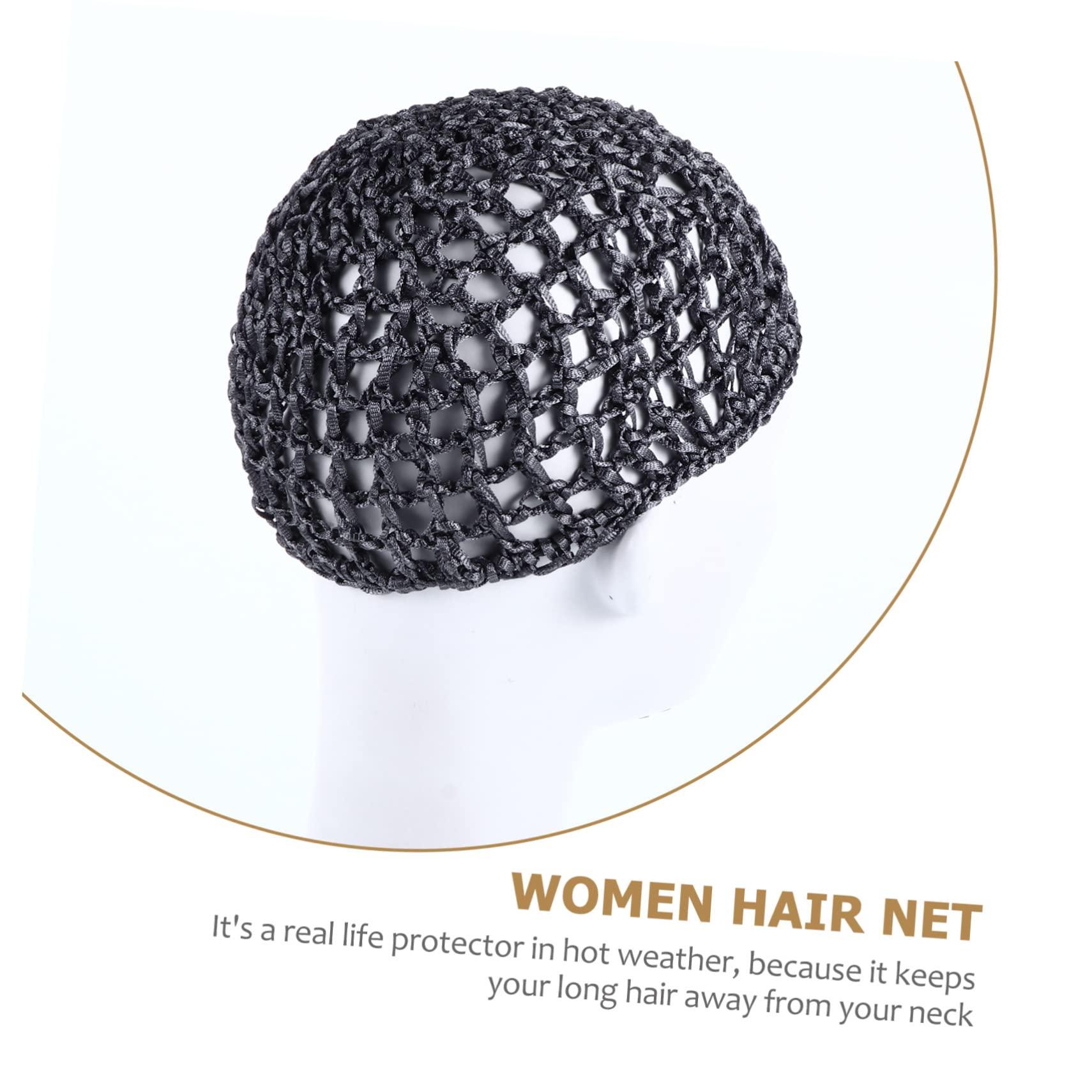 PACKOVE PACKOVE 4pcs Mesh Hair Net Heavy Duty Sleep Hair Net Bonnet Mesh Wig Cap Crochet Hair Nets for Women Hat Wig Nets Silk Wrap Hair Net Hair Net for Wig Net Hair Cap Durag Fabric