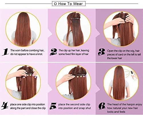 EIAKE Natural Curly Clip in Human Hair Extensions for Black Women Natural Wave Real Human Remy Hair Clip in Extension for African American Natural Hair Extensions Clip ins (16inch, 1 NaturalWave)