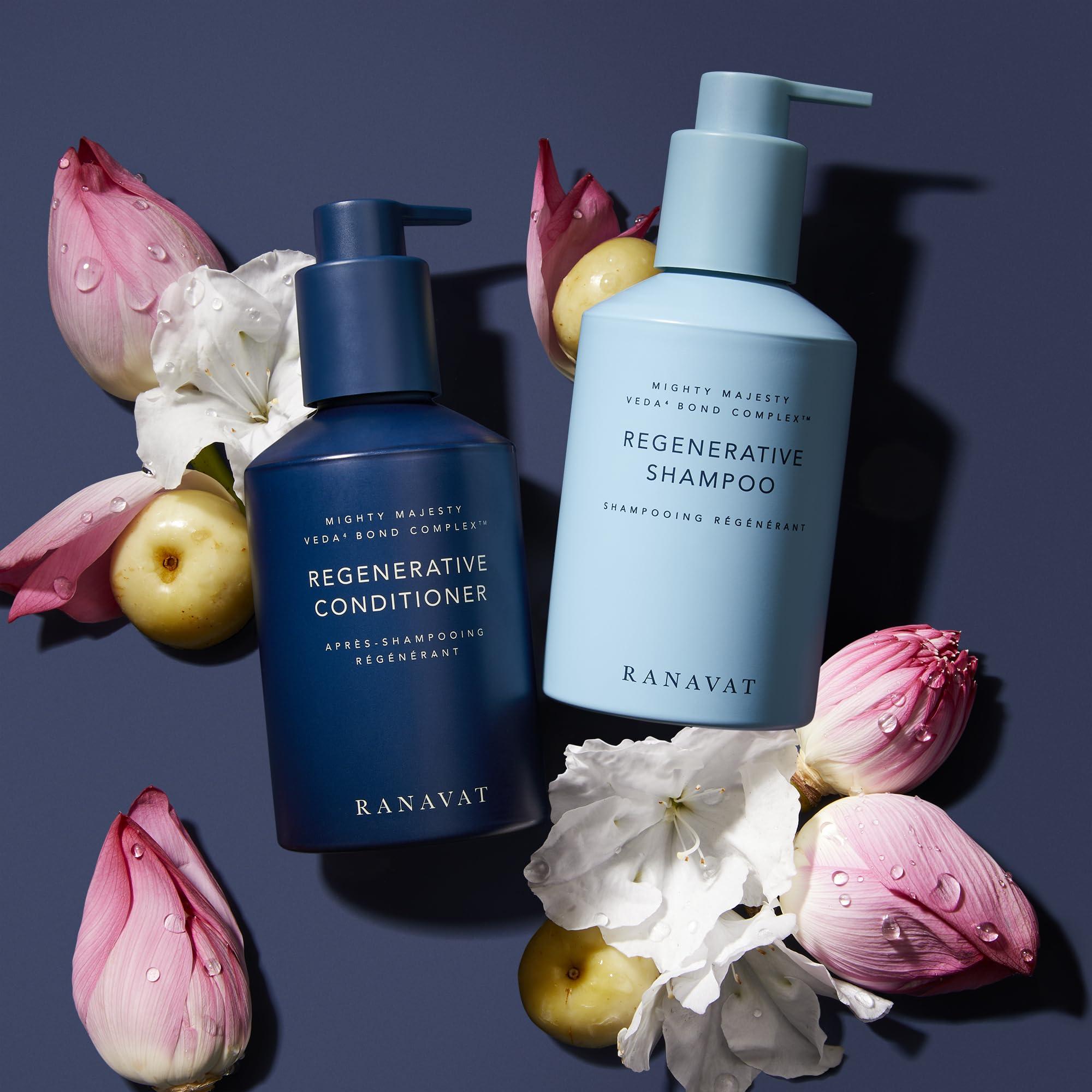 RANAVAT BOTANICS RANAVAT BOTANICS RANAVAT Regenerative Hair Care Bundle - Mend Breakage & Split Ends with Bond Strengthening Ayurvedic Shampoo, Conditioner & Glossing Hair Mask - 3 Piece