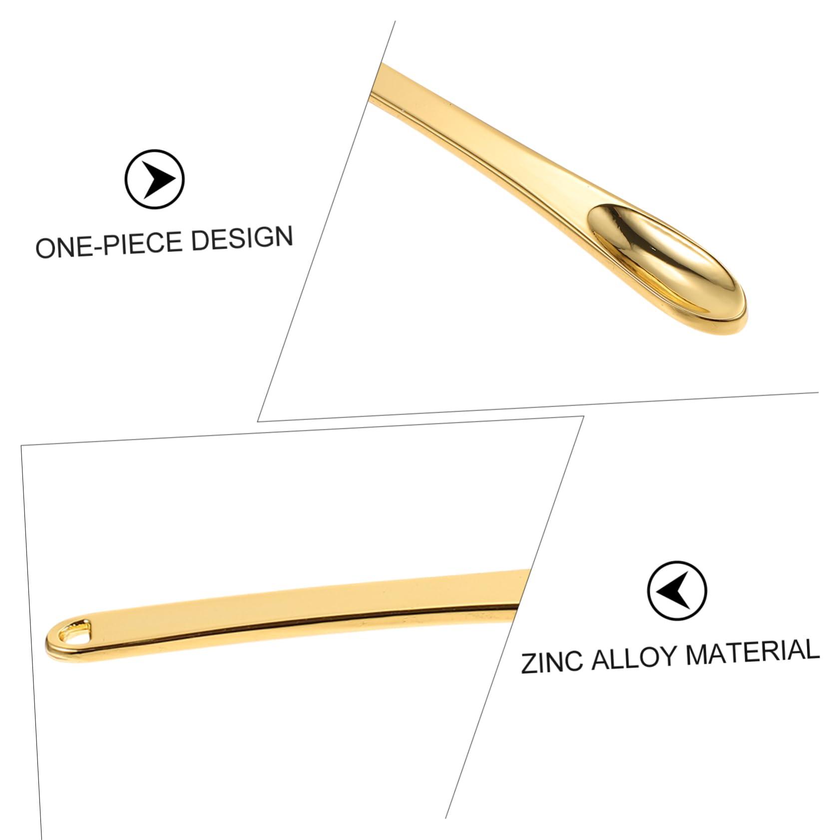 balacoo Balacoo 15 Pcs Face Cream Scoop Small Face Spoon Portable Makeup Beauty Scoop for Facial Cosmetic Makeup Bottle Spatula Massage Cosmetic Bottles Miss Environmental Protection Zinc Alloy