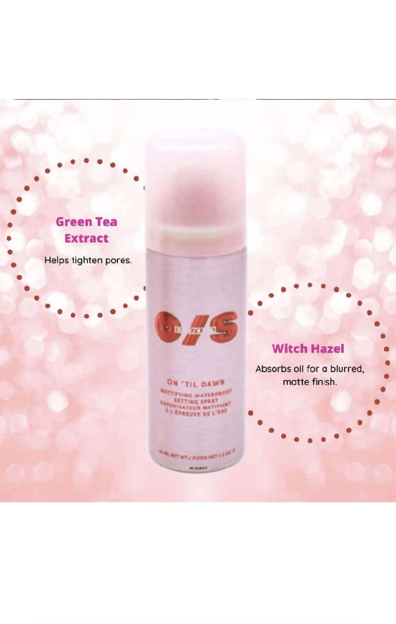 N.V.D N.V.D ONE/SIZE.by.Patrick.Starrr On 'Til Dawn Mattifying Waterproof Setting Spray (1 oz/ 46 mL), Clear