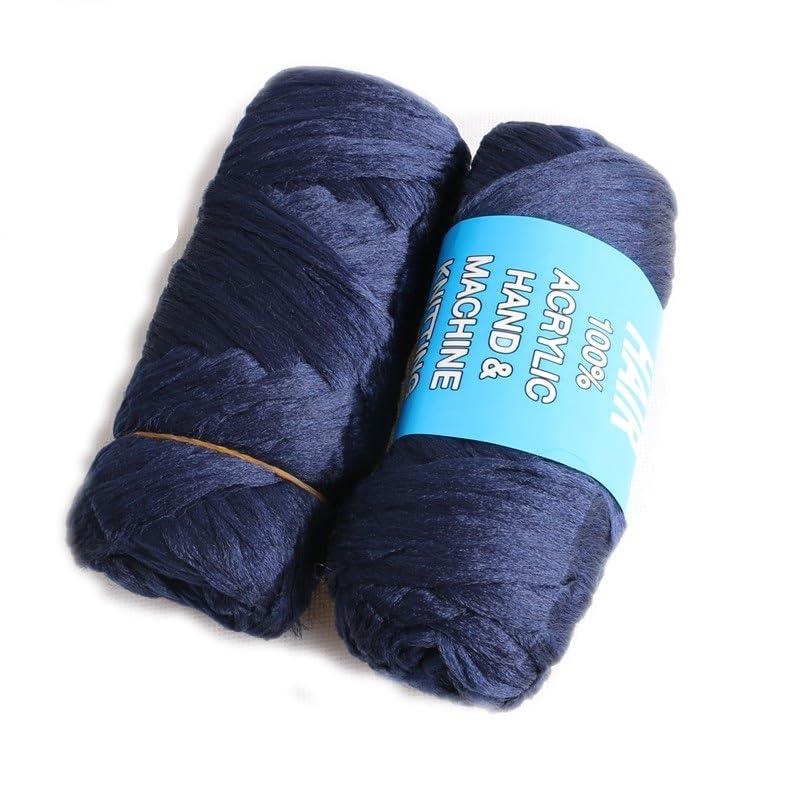 HUFFA HUFFA 70g Brazilian Wool Hair Low Temprature Flame Retardant Synthetic Fiber For Box Braids Making(#Burgundy)