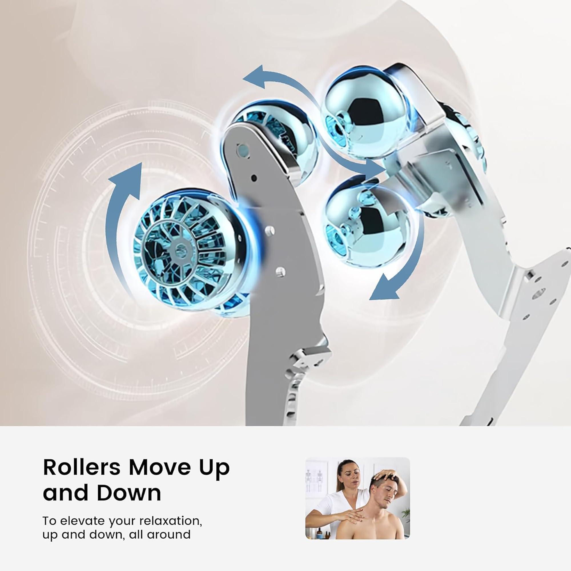 Real Relax Real Relax Massage Chair Full Body of Dual-core S Track, 12 Auto Modes, Back and Calves Heating, Zero Gravity Massage Recliner Chair, FS01 Brown