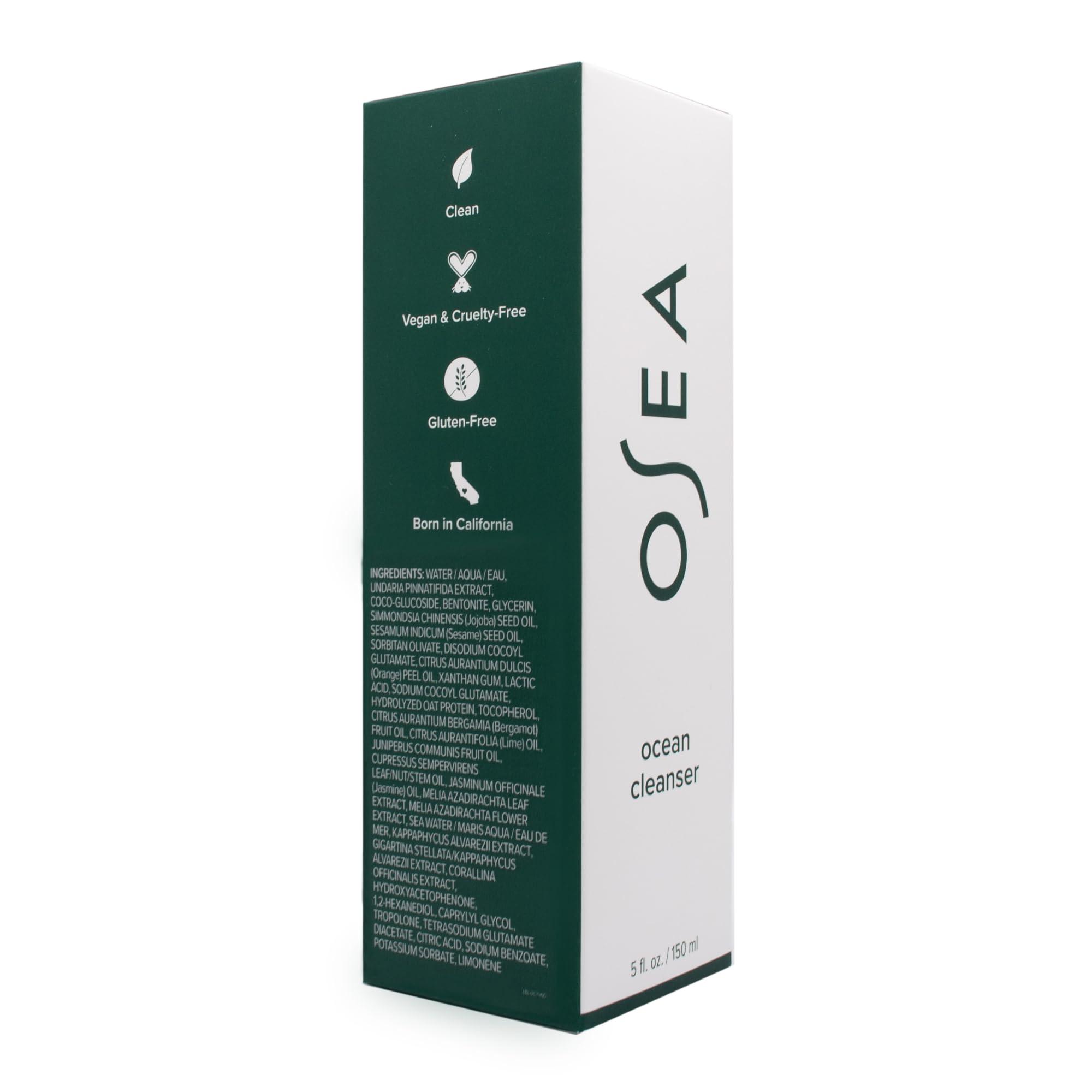 OSEA OSEA Ocean Cleanser 5 oz - Nourishing Facial Cleansing Gel - Mineral-Rich Face Wash - Gentle Face Cleanser - Clean Beauty Skincare - Vegan & Cruelty-Free Facial Wash