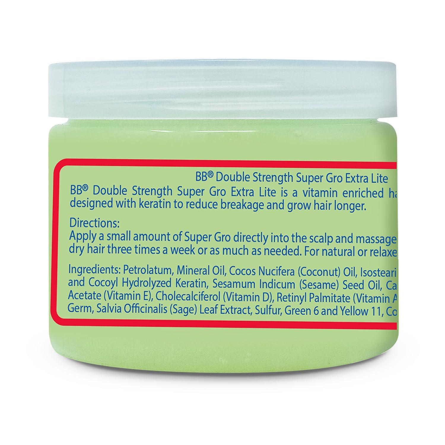 Bronner Bros Bronner Brothers Super Gro Extra Lite Double Strength, 6 oz