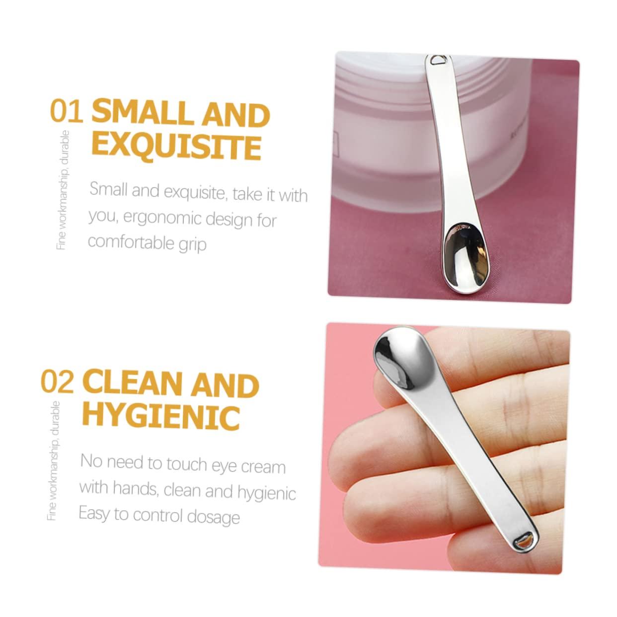 KOMBIUDA KOMBIUDA 5pcs Mini Cosmetic Spatulas Eye Cream for Skincare Skin Spatula Tools for Creams and Masks Makeup Spatula Set Precision Application Spoons