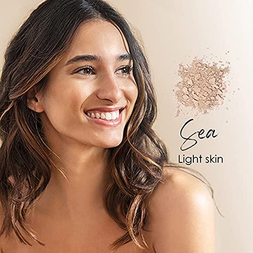 SWEET LEILANI Sweet LeiLani Setting Powder Mineral Finishing Powder- Face Powder Makeup and Matte Long Lasting Pressed Powder Compact | Sea |