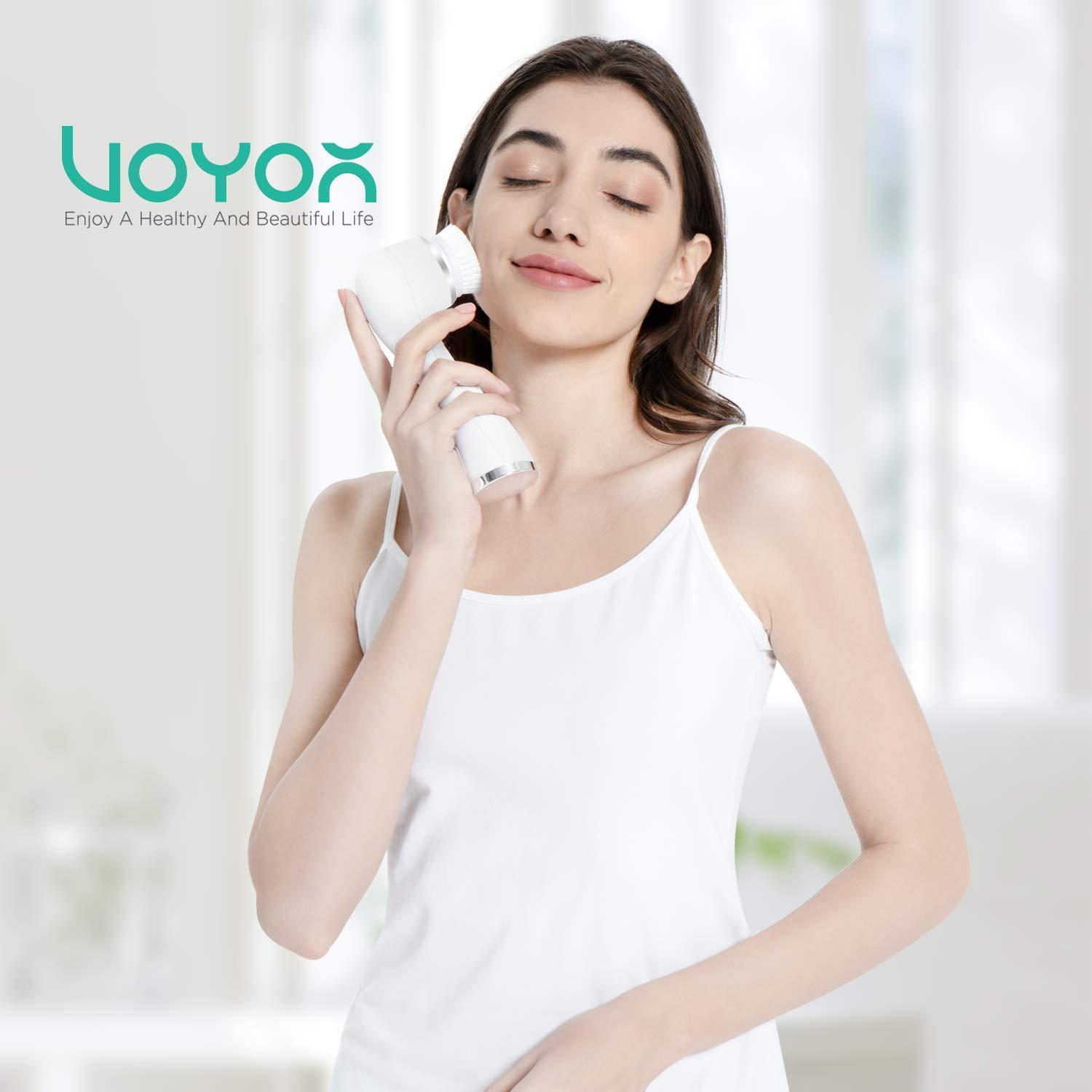 VOYOR VOYOR Blackhead Remover Pore Vacuum - Facial Cleansing Brush Rechargeable Face Spin Brush for Deep Cleansing