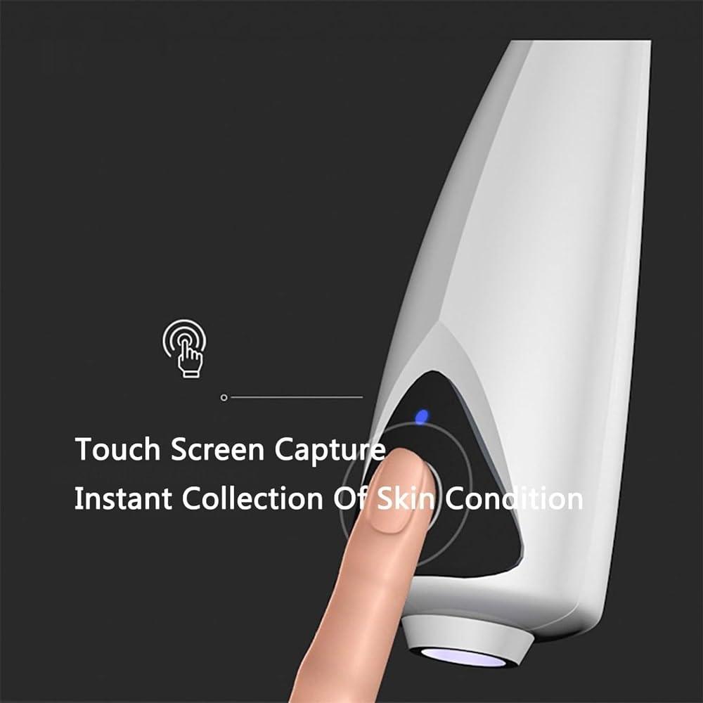 MAHWER MAHWER Face Skin Analyzer, Smart Skin Diagnosis System with 5 Million Pixel Lens and Touch Screen Design, 9 Kinds of Test Reports and Product Add Save Function