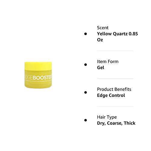 Edge Booster Edge Booster Style Factor Extra Strength Pomade for Thick Coarse Hair TRAVEL SIZE 0.85 Oz (Yellow Quartz)