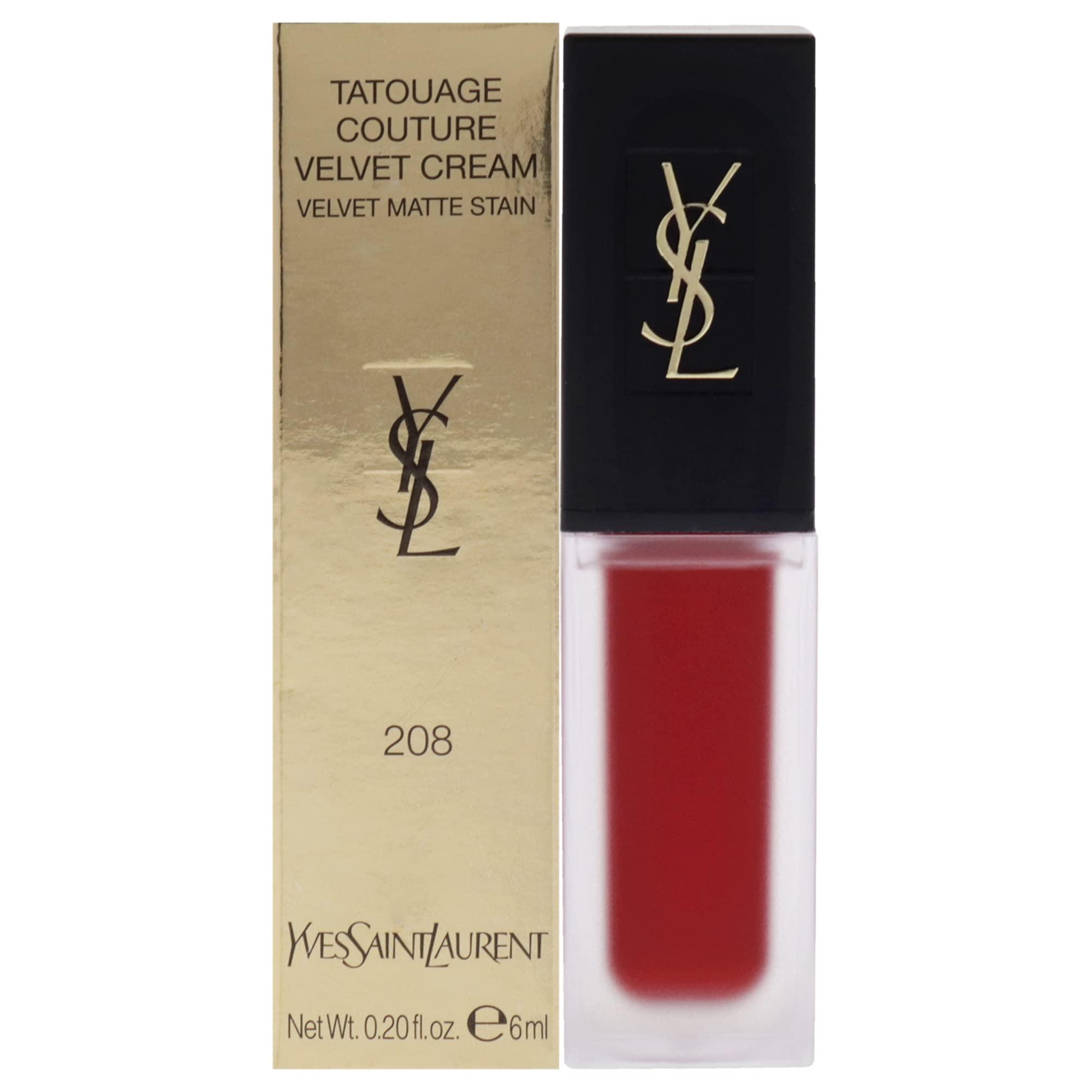 Yves Saint Laurent Yves Saint Laurent Tatouage Couture Velvet Matte Cream - 208 Rouge Faction Lipstick Women 0.2 oz