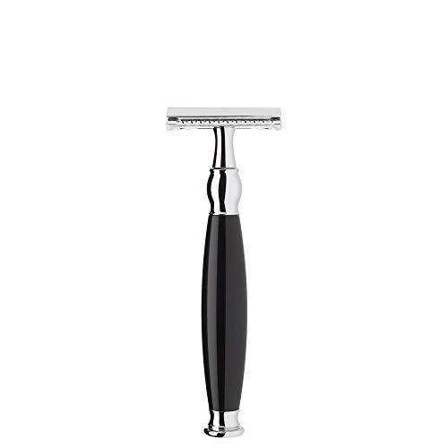M MÜHLE MÜHLE SOPHIST 4-piece Silvertip Fiber Brush Safety Razor Luxury Shaving Set