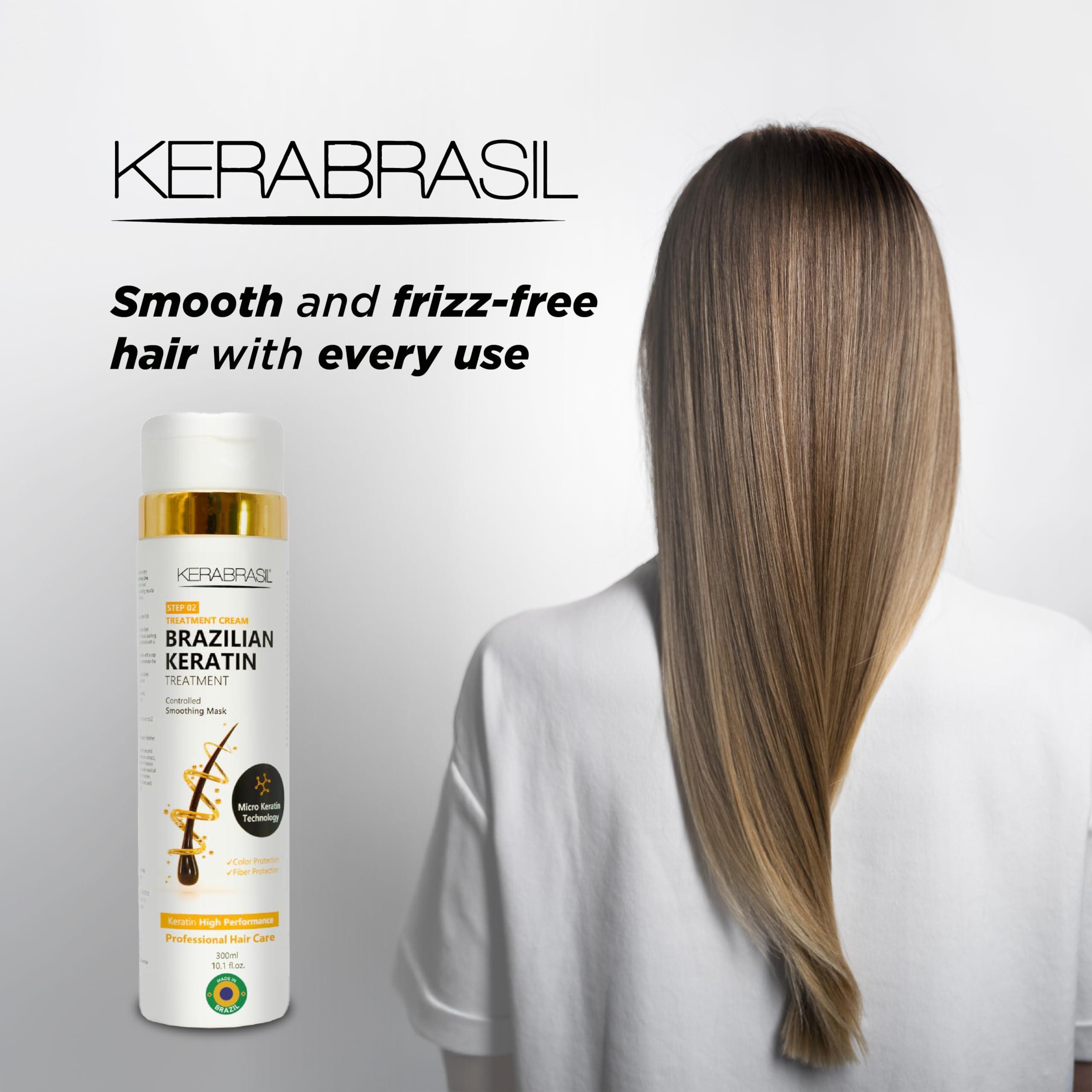 Kerabrasil Kerabrasil Brazilian Keratin Treatment - Deep Repair & Strengthening for Damaged, Frizzy Hair | Smooth & Manageable Locks | Gentle Cleansing, Perfect for Chemically-Treated Hair (Conditioner)