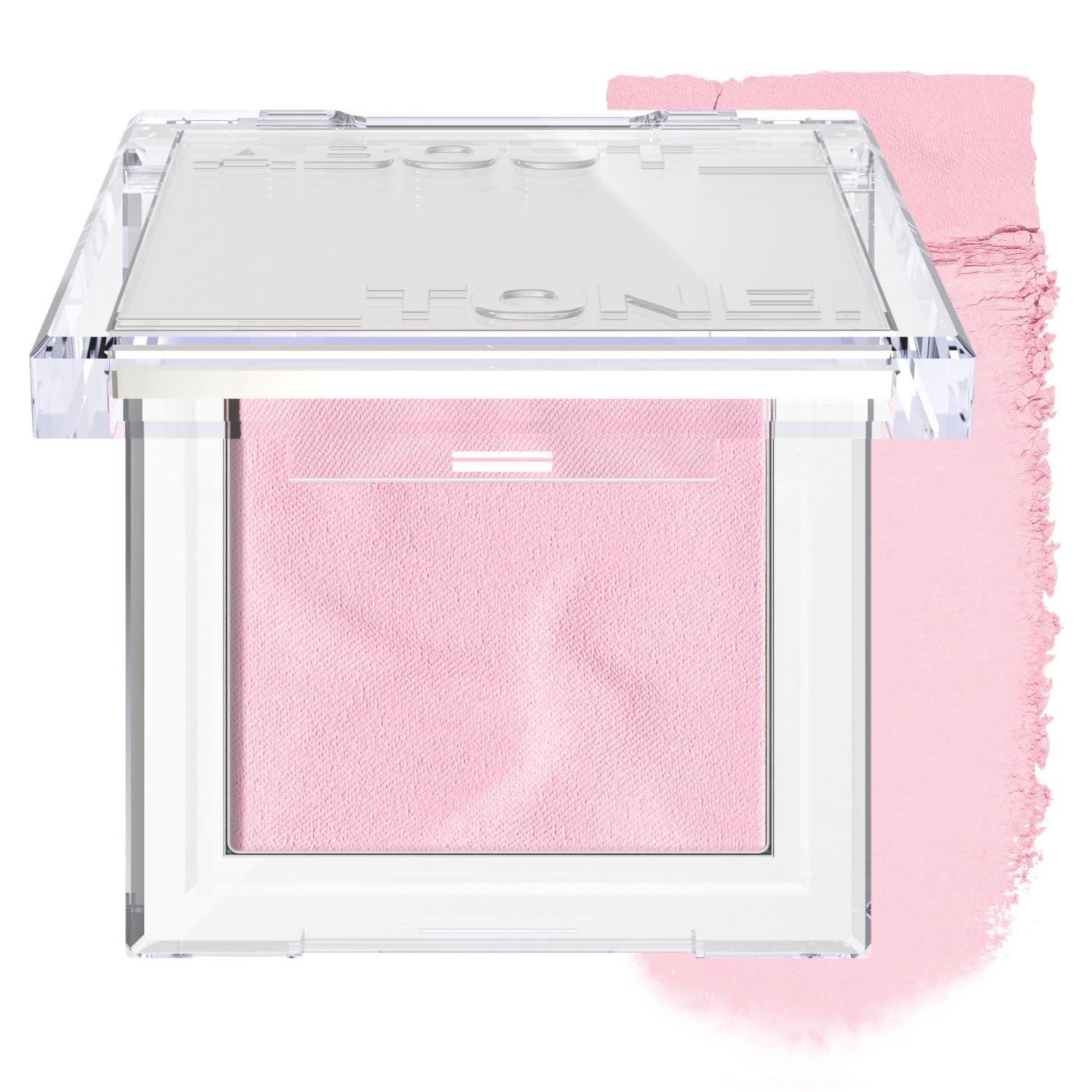 ABOUT TONE ABOUT TONE Fluffy Wear Blusher - Pressed Powder Cheek Blush with Airy and Soft Matte Blurring Finish Blendable & Buildable Natural Color Korean Makeup Vegan (08 DREAMY RASPBERRY)