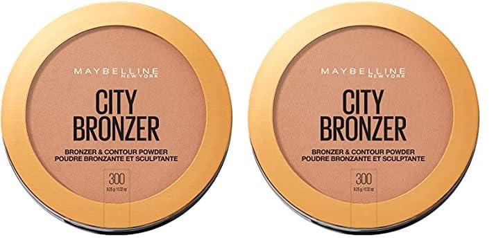 MAYBELLINE Maybelline New York City Bronzer Powder Makeup, Bronzer and Contour Powder, 300, 0.32 oz. (Pack of 2)