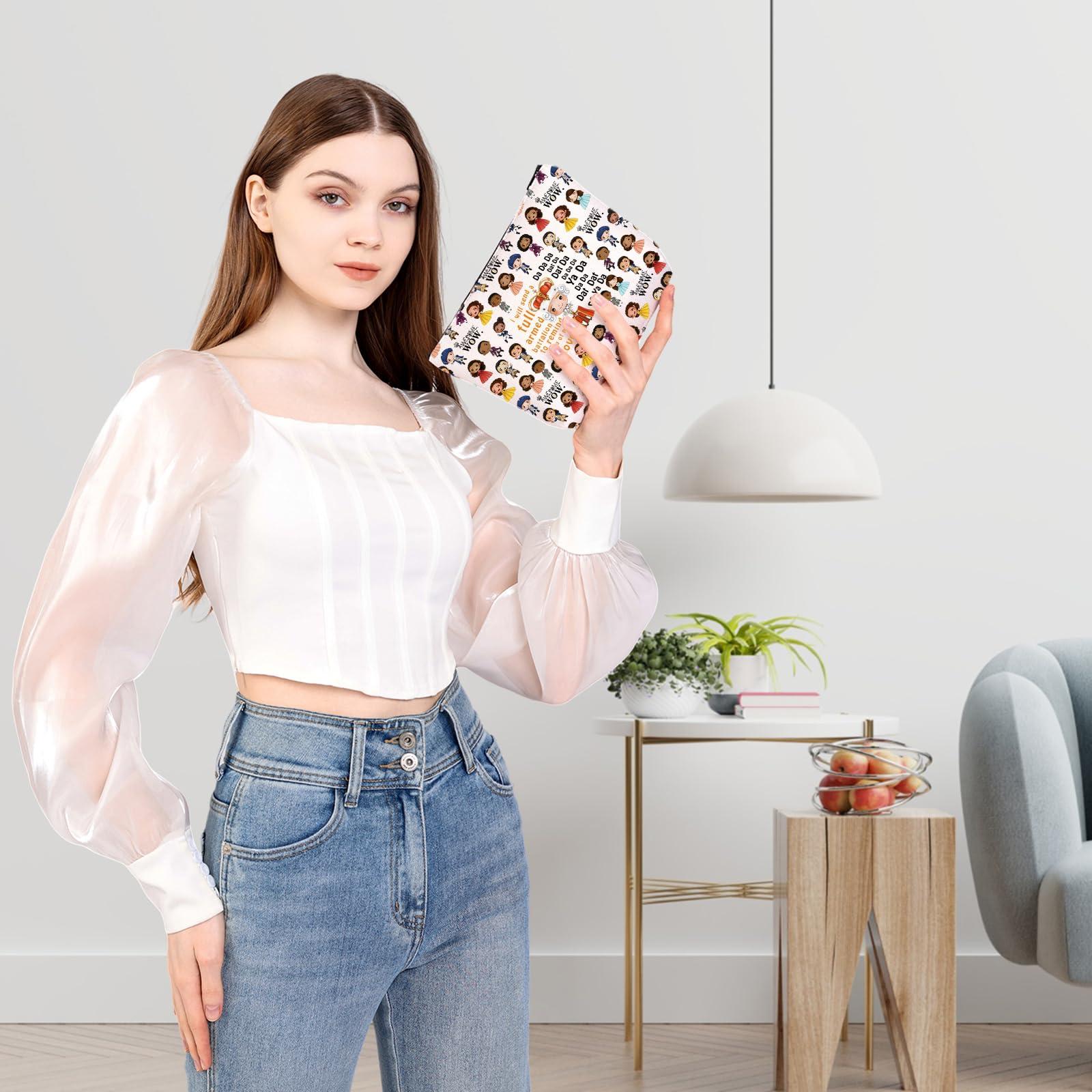 BDPWSS BDPWSS Hamilton The Broadway Musical Gifts Hamilton Musical Makeup Bag Da Da Da Dat Da King George III Fans Gift For Friend (Dat da da bag)