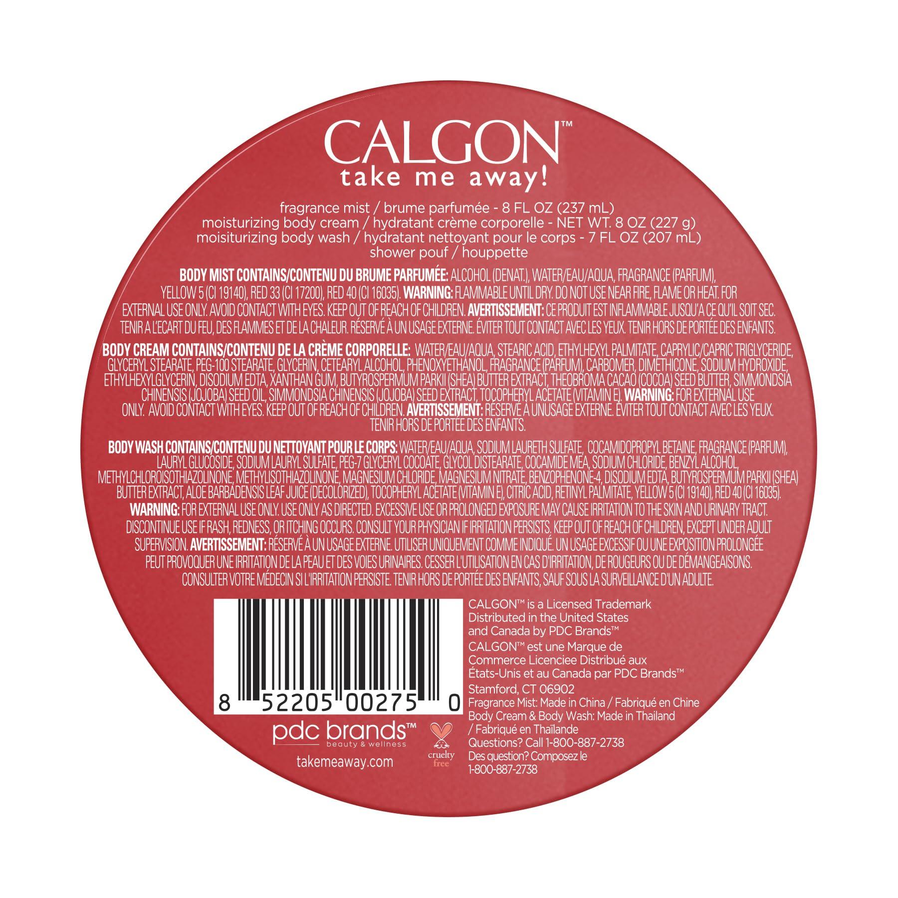 Calgon Calgon Hawaiian Ginger Body Care 4-Piece Gift Set Box
