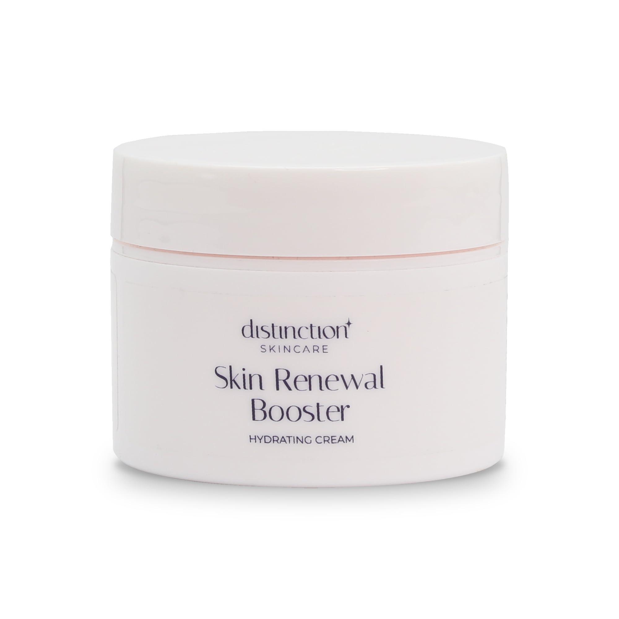 Distinction Distinction Skin Renewal Booster - Lightweight Hydrating Cream Lotion Serum | Anti Aging Cream Helps Reduce Appearance of Fine Lines & Wrinkles, Soothes, and Moisturizes (1 oz)