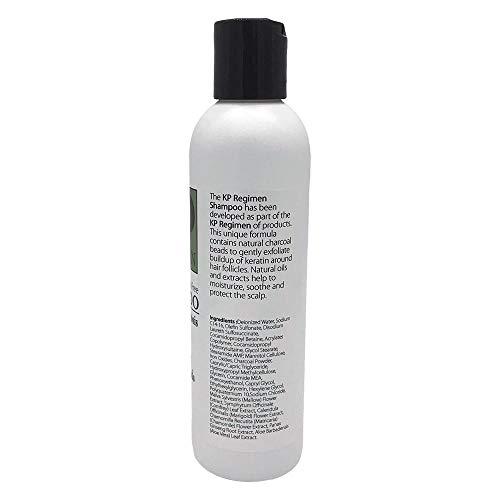 OVANTE KP Regimen Keratosis Pilaris Shampoo With Charcoal Beads and Tea Tree Oil For Soothing and Healing Itchy, Keratosis Prone Scalp - 6.0 OZ