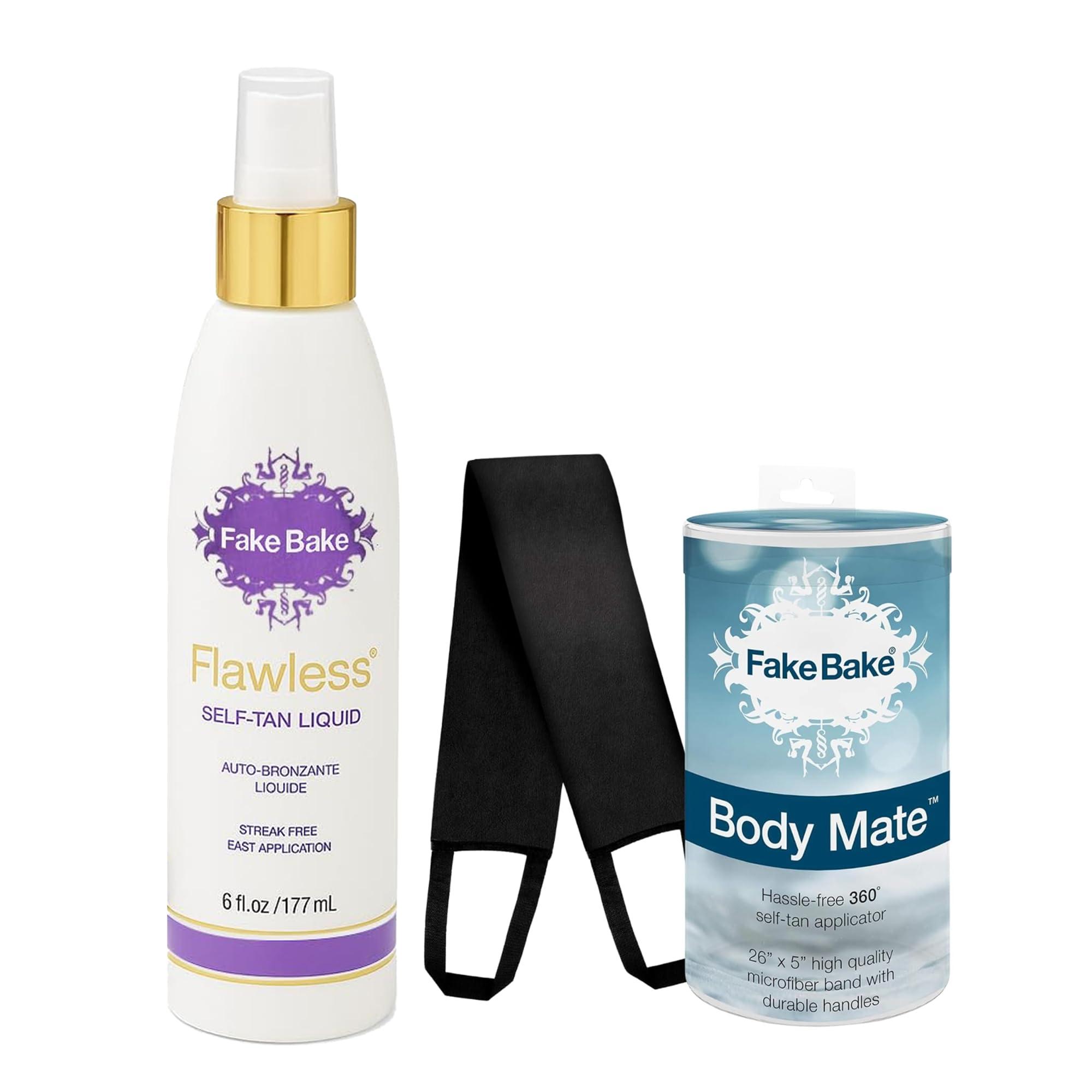 Fake Bake Fake Bake Flawless Self-Tanning Liquid with Body Mate Self-Tanning Applicator