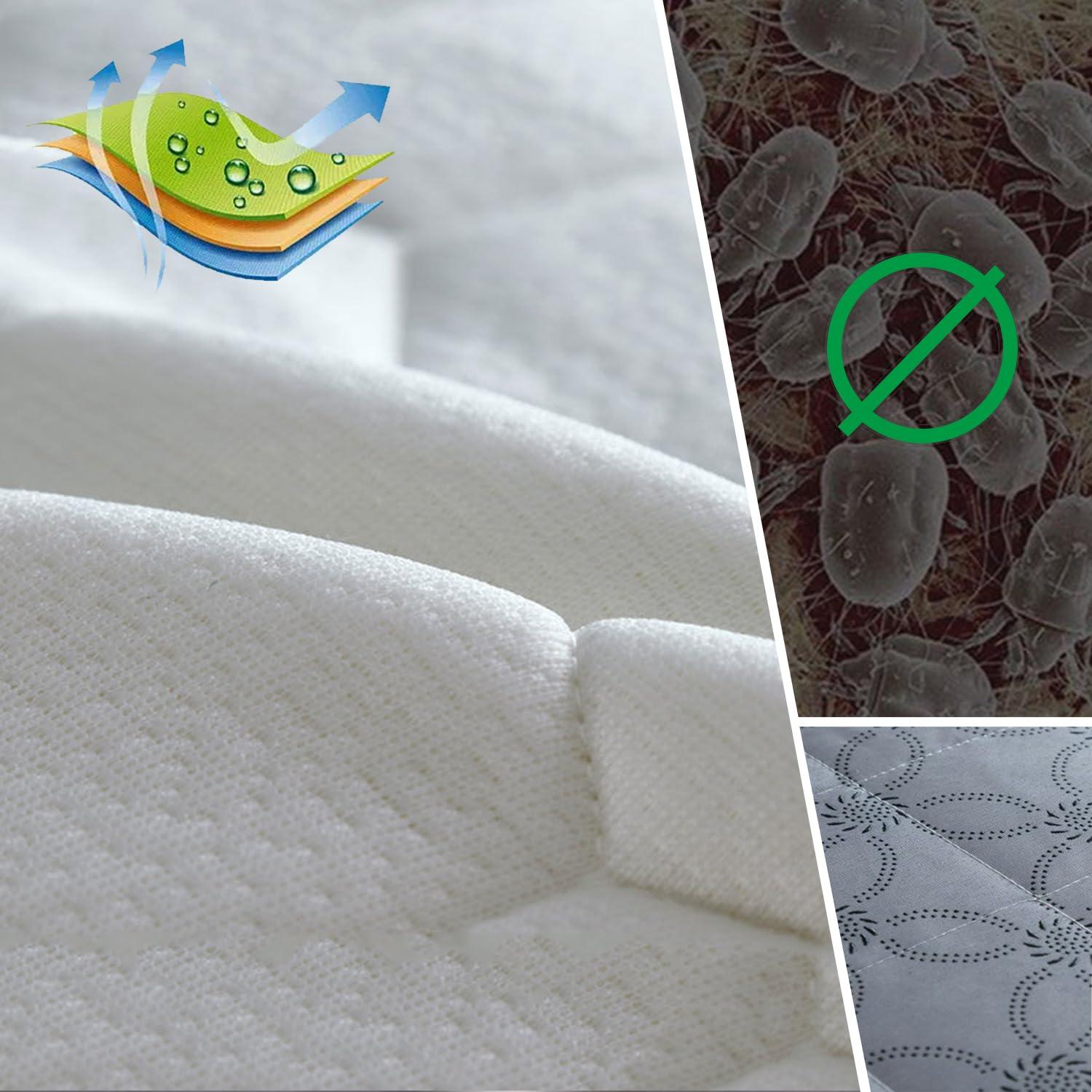 NinthAvenue Basics Lash Bed Topper,Memory Foam Mattress Topper for Massage Table Beauty Salon,Spa Bed Pad with Breathe Hole,Massage Accessories Protective Pad,Square/Round/Trapezoidal Head,6cm/2.4in,R 80x190cm