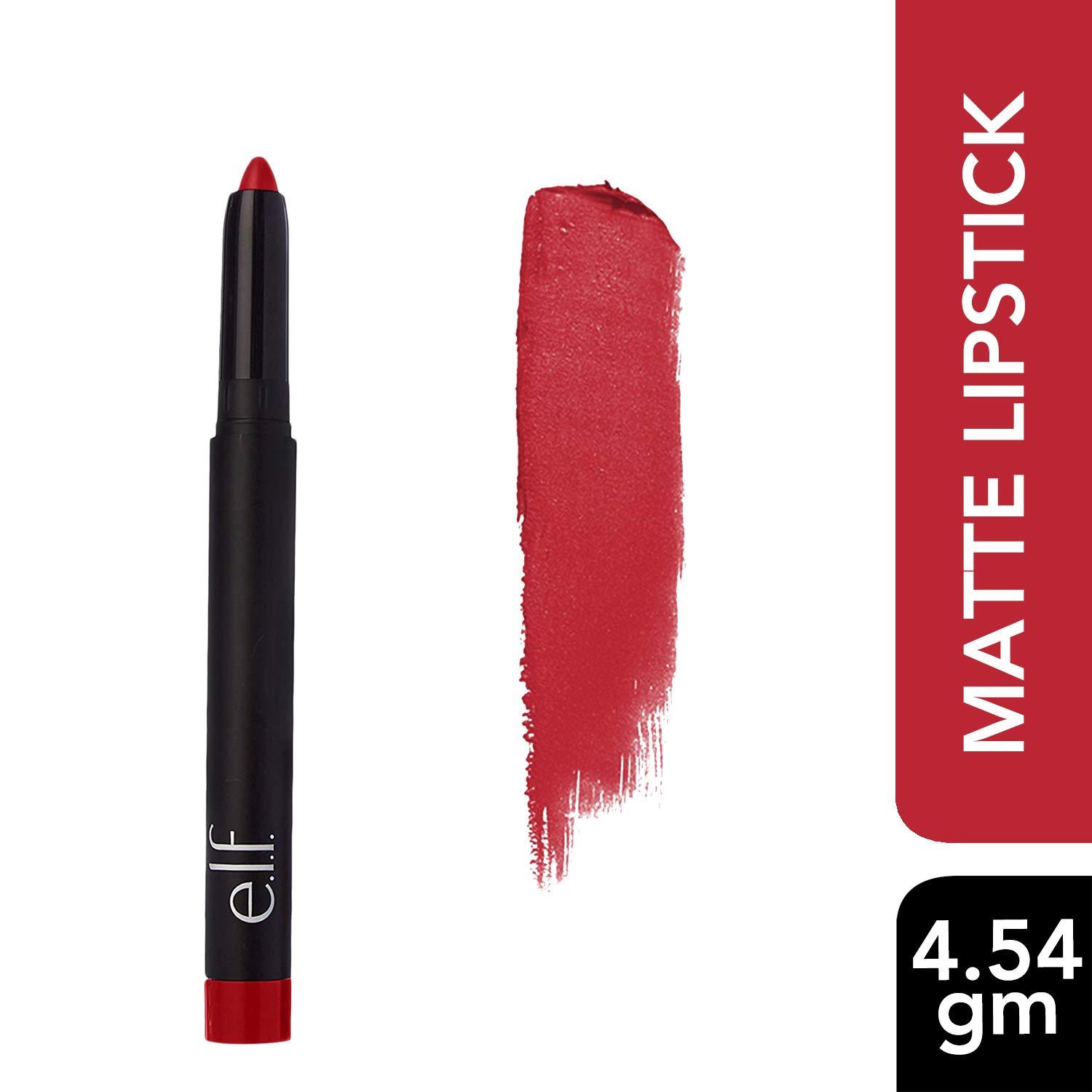 e.l.f. e.l.f. Matte Lip Color, Lightweight, Convenient, Twist-Top, Pigmented, Moisturizes, Defines, Long Lasting