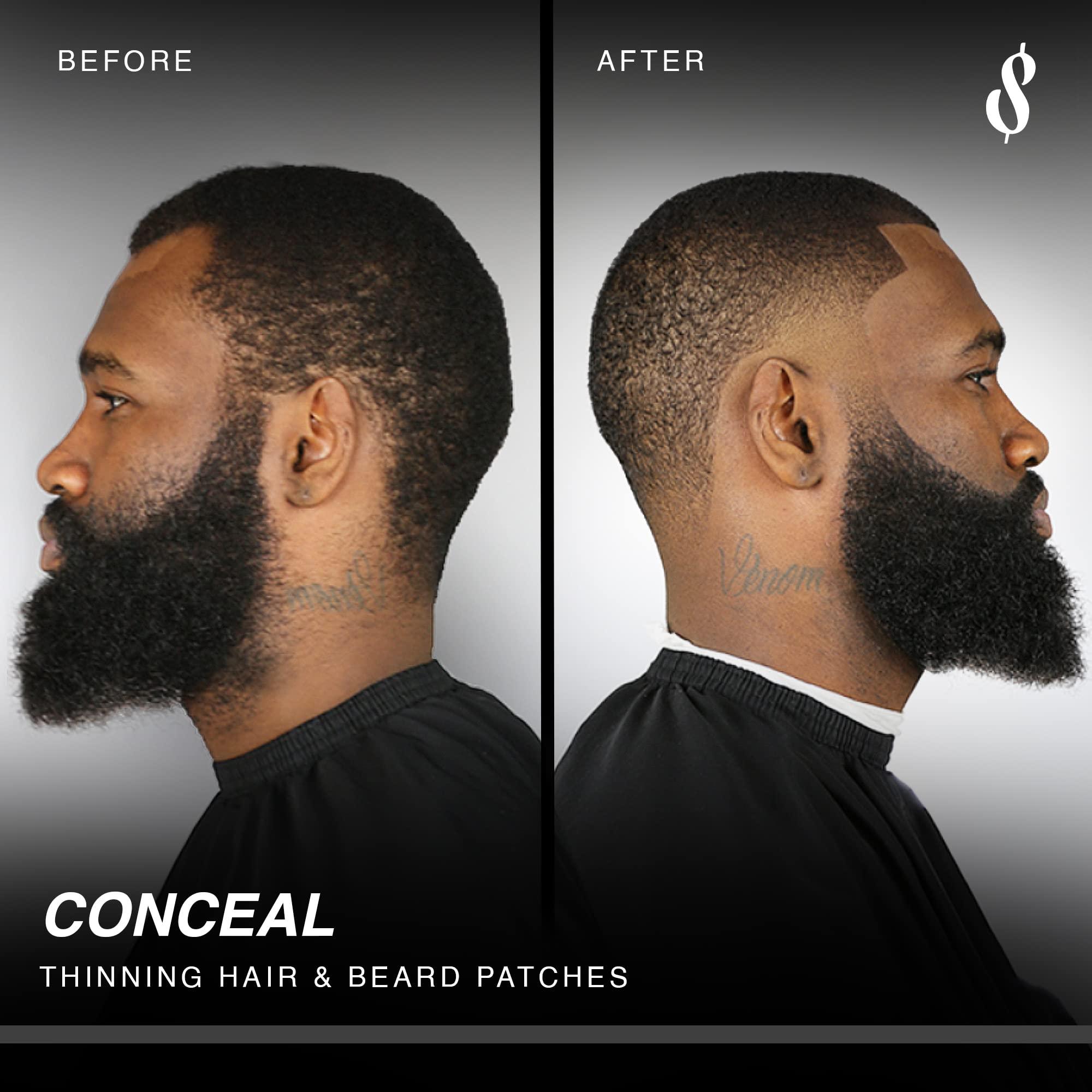 The Rich Barber The Rich Barber N'Hance Pro Barber Kit I - Professional 3-in-1 Hair & Beard Styling Set - Keratin-Infused Hair Building Fibers, Applicator Pump, Application Card - Hairline Enhancer & Volumizing Spray