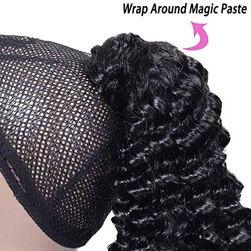 Bex Hair Human Hair Drawstring Ponytail Extension Afro Kinky Curly Ponytail for Black Women Wrap Drawstring Ponytail Hairpiece Thick with Clip in Binding Pony Tail (12 Inch, Kinky Curly (Magic))