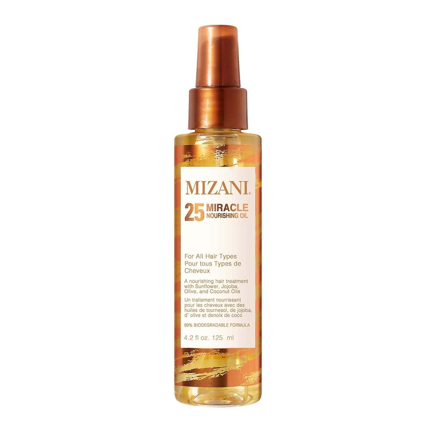 MIZANI Mizani 25 Miracle Hair Oil | Softens and Adds Shine | Lightweight | With Coconut Oil | For All Hair Types | 4.2 Fl. Oz.