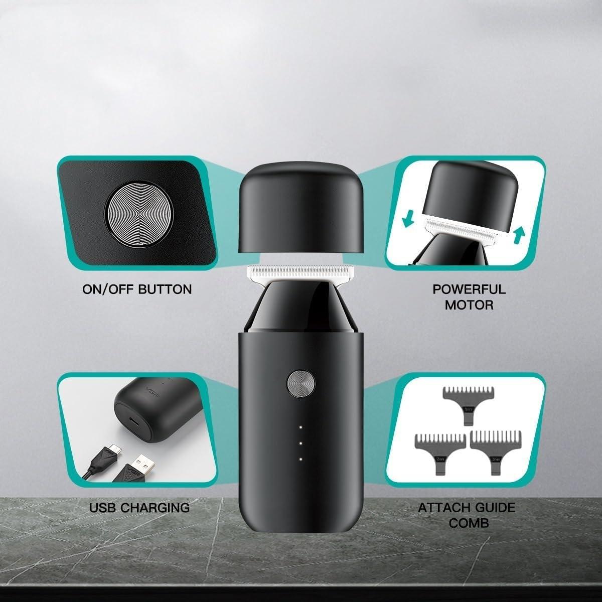 ARTSZY ARTSZY Hair Clippers for Men, Mini Hair Clipper Professional 0 Cutting Machine Electric Cordless Beard Trimmer Rechargeable Hair Trimmer for Men