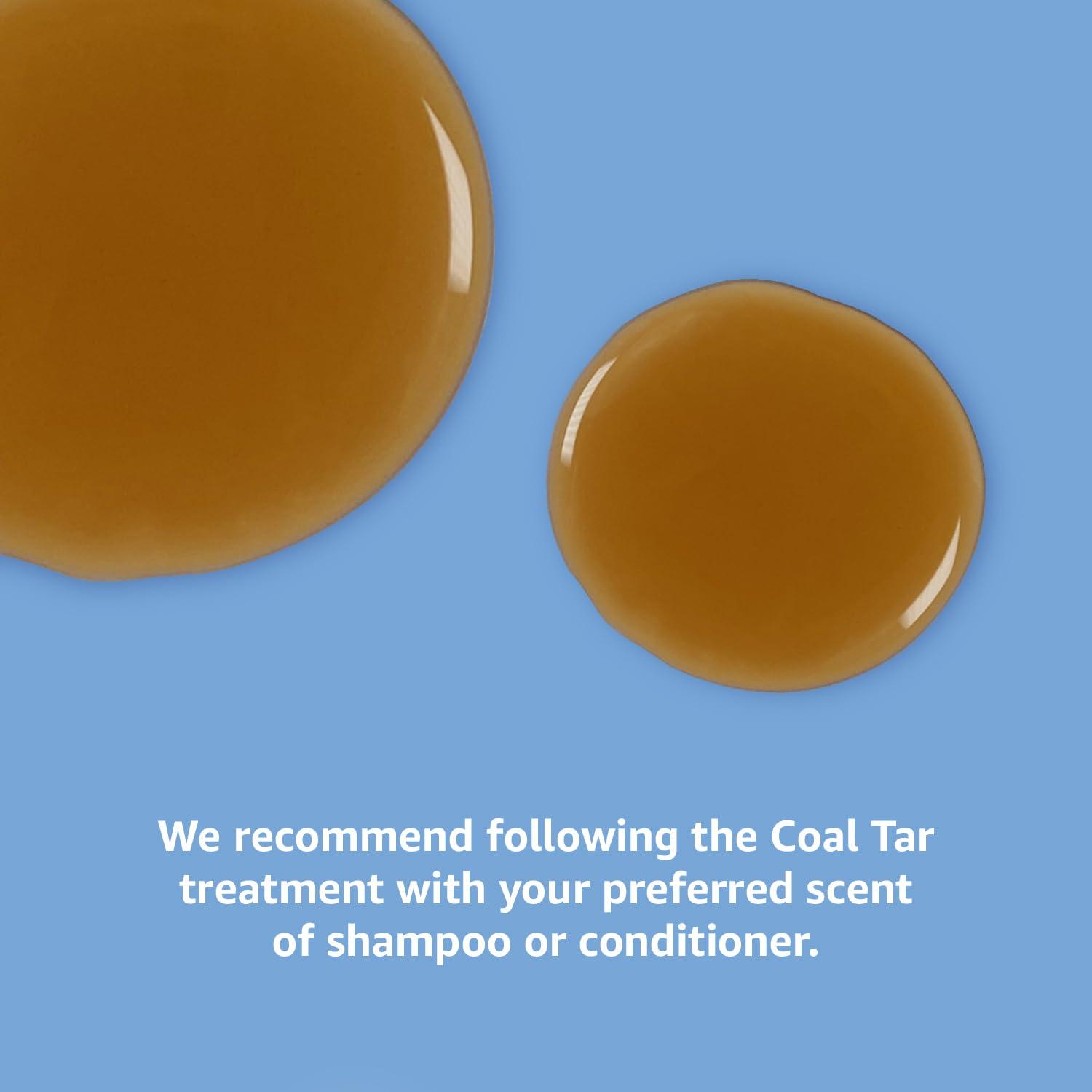 Amazon Basics Amazon Basics Therapeutic Plus Tar Gel Anti-Dandruff Shampoo 0.5% Coal Tar, 16 Fl Oz, Pack of 1