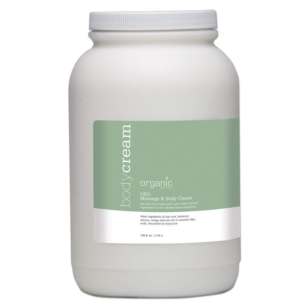Organic Bath & Body Organic Massage and Body Cream Now Known As ORG Massage and Body Cream -64 oz New Label Same Product
