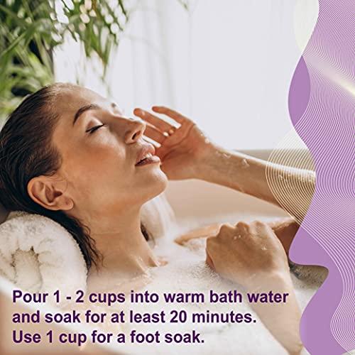 Aromasong Aromasong Dead Sea Pregnancy Bath Soak 5 LB - Natural Lavender with Pure Magnesium Flakes & Minerals - Used for Pregnancy & Postpartum Muscle Ache & Leg Discomfort - Better Absorbing Than Epsom Salt