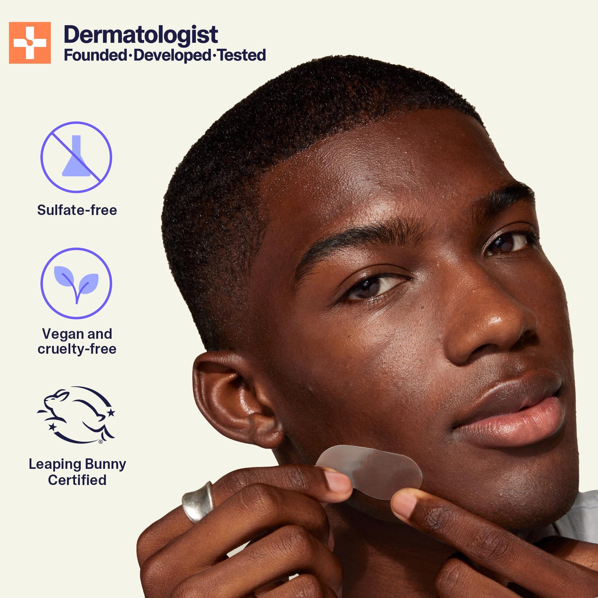 Curology Curology Acne Skin Care Bundle, 14 ct Large Cluster Pimple Patches and Acne Cleanser Face Wash with 2.5% Benzoyl Peroxide, Fragrance Free